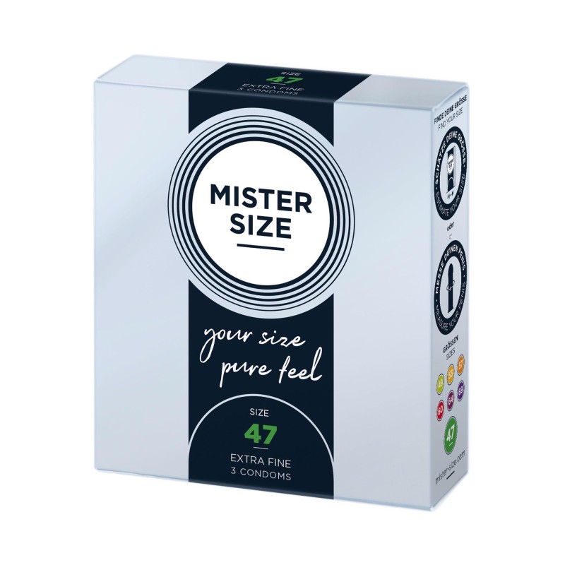 MISTER SIZE 47mm Condoms 3pcs